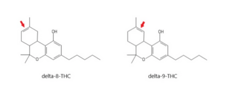 Delta 8 Constitutional (Structural) Isomerism 
